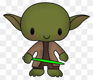 Yoda Clipart Star Wars - Clip Art Star Wars Characters - Png Download