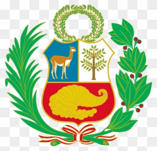 File Escudo De Armas - Peru Flag Symbol Clipart