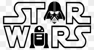 Black And White Star Wars Decals Clipart