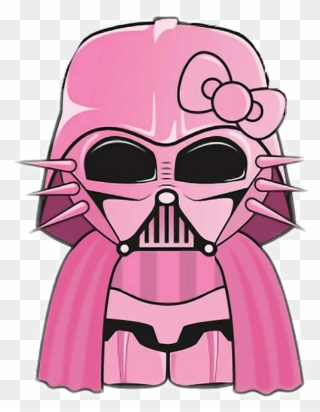#freetoedit #pink #hellokitty #star Wars Darkside - Hello Kitty Darth Vader Clipart