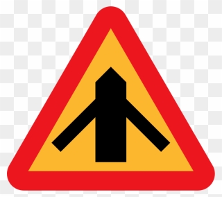 Transparent 9/11 Clipart - Traffic Signs Cross Road - Png Download