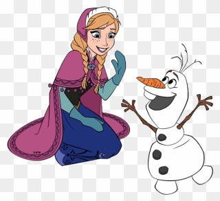 Anna E Olaf Frozen Clipart
