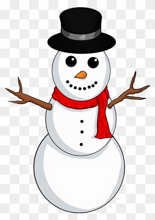 Olaf Snowman Clipart Black And White Stunning Free - Clip Art Snow Man - Png Download