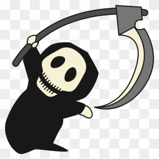 Fictional Character,cartoon,death - Png Grim Reaper Non Copyright Clipart