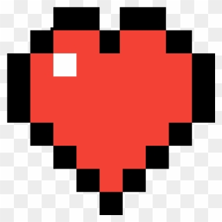 Minecraft Heart Png - Transparent Minecraft Hunger Bar Clipart