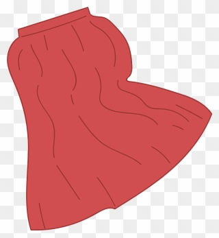 Red Skirt Clipart - Png Download