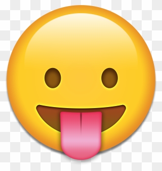 Tongue Out Emoji Png - Transparent Emoji With Tongue Out Clipart