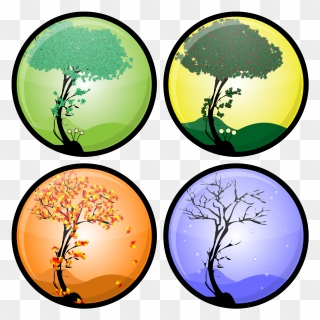 Season Drawing Four - Four Seasons Of The Earth Clipart