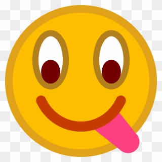 Emoticon Tongue In Cheek - Clip Art - Png Download