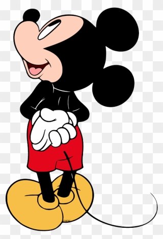 Mickey Mouse From Behind Clipart