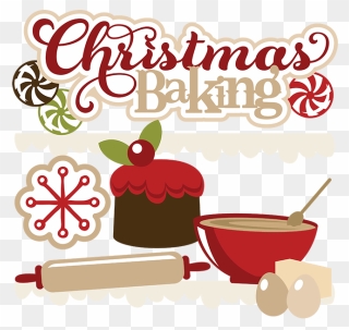Free Christmas Baking Clipart - Christmas Baking Clip Art Free - Png Download