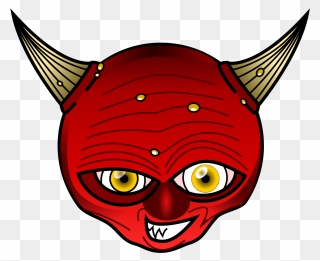 Red Devil Head Cartoon Svg Clip Arts - Avatar Devil - Png Download