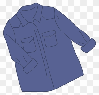 Blue Shirt Clipart - Sweater - Png Download