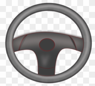 Car Steering Wheel Clip Art - Cartoon Car Steering Wheel - Png Download