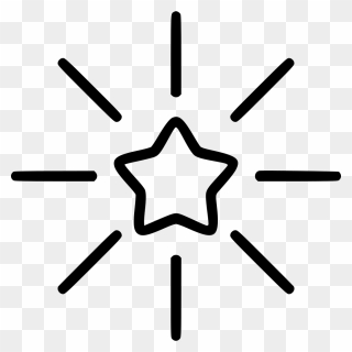 Shining Star Svg Png Icon Free Download - Shining Star Star Icon Clipart