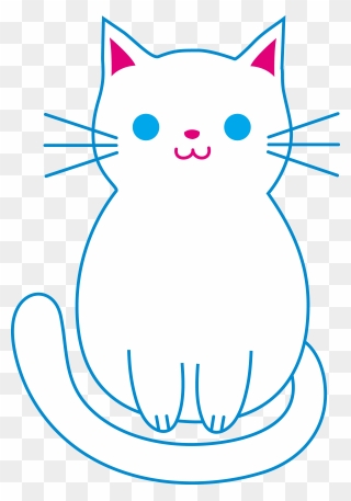 Transparent Background Cute Cat Cartoon Png Clipart