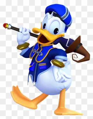 Donald Duck Png - Donald Duck Kingdom Hearts Staff Clipart