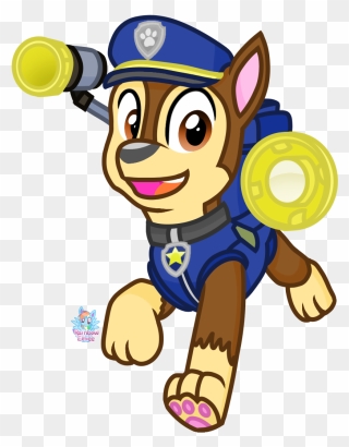 Paw Patrol Chase Vector - Vector Chase Paw Patrol Clipart