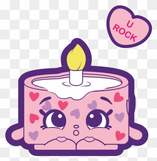 Candice Candle A Common - Shopkins Heart N Seekers Clipart