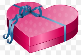 Gift Box Clipart - Valentines Day Gift Clipart - Png Download