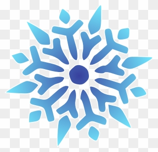 Snowflake Blue Clip Art - Transparent Background Snowflake Cartoon - Png Download