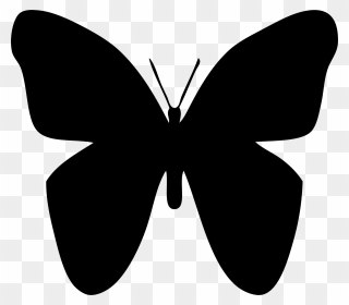 Black Butterfly Clip Art - Png Download