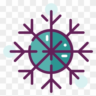 Snowflake Icon Transparent Background Clipart