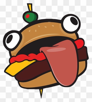 Durrburger Burger Fortnite Videogame Gaming Game Food - Fortnite Durr Burger Head Clipart
