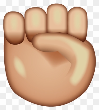 Raised Fist Emoji Png Clipart