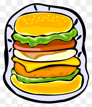 Burger Clipart Burger Layer - Png Download