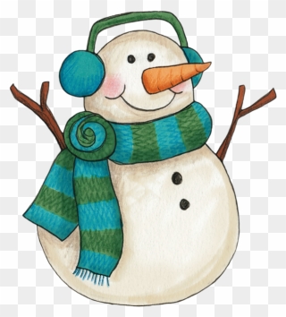 Pin By Cathy Place - Snowman Winter Clip Art - Png Download