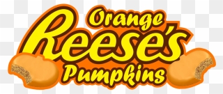 Reese"s Orange Peanut Butter Pumpkins - Reese's Peanut Butter Cups Clipart