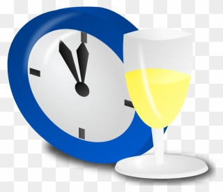 Eve Clipart Clock - New Years Eve Clip - Png Download