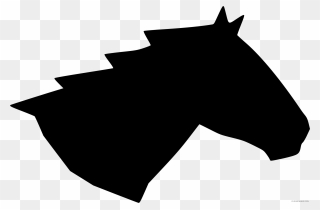 Black And White Horse Animal Free Black White Clipart - Clip Art - Png Download