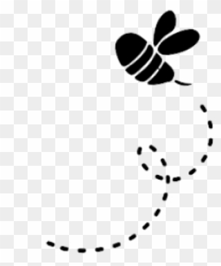 #bee #clipart #black - Bee Sticker Black And White - Png Download