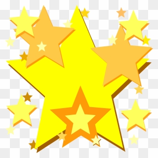 Yellow Stars Clip Art - Yellow Star - Png Download