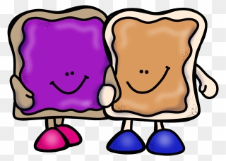 Sandwich Clipart Printable - Peanut Butter And Jelly Sandwich Clipart - Png Download