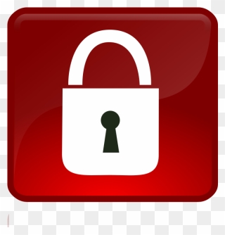 Clipart - Closed Lock - Lock And Unlock Icon Png Transparent Png