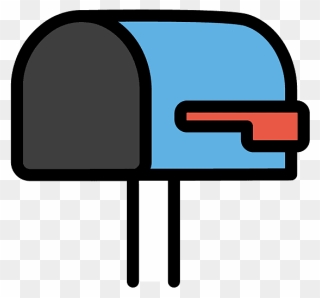 Open Mailbox With Lowered Flag Emoji Clipart - Png Download