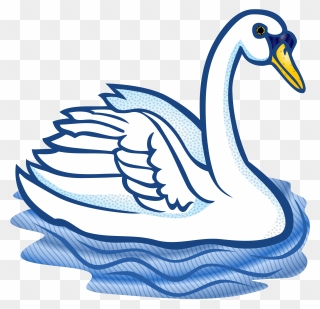 Black Swan Trumpeter Swan Bird Clip Art - Swan Clipart - Png Download