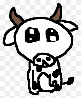 Cartoon Derpy Cow Clipart