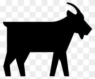 Cattle Goat Silhouette Pack Animal Clip Art - Portable Network Graphics - Png Download