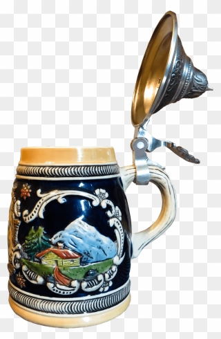 Beer Mug Mountain Decoration Clip Arts - Beer Glassware - Png Download