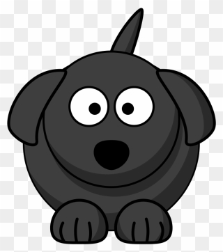 Black Dog Clip Art - Png Download
