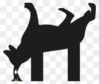 Canidae Dog Silhouette Black Clip Art - Dog - Png Download