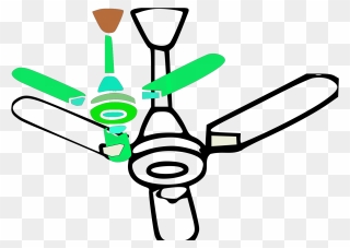 Animated Image Of A Ceiling Fan Clipart