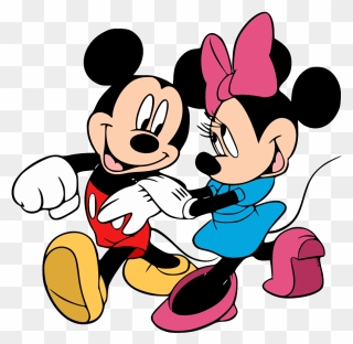 Mickey And Minnie Mouse Clip - Png Download