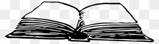 Book, Read, Reading, Literature, Open Book, Open, Lineart, - Livro Png Clipart