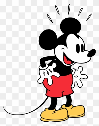 Classic Mickey Mouse Clipart - Png Download