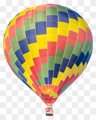 Colorful Hot Air Balloon Free - Hot Air Balloon Clipart